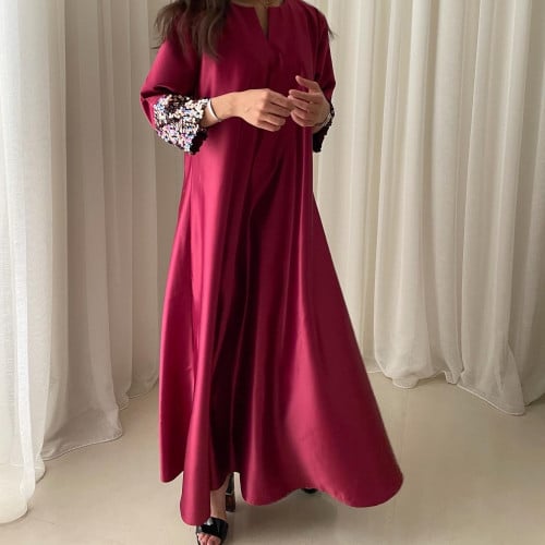 جلابيه/ فستان تفته فوشي