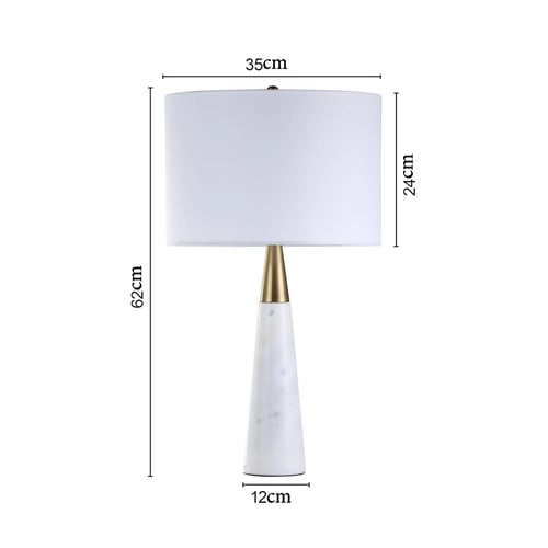 أبجور دنفر — مصباح طاولة رخامي فاخر