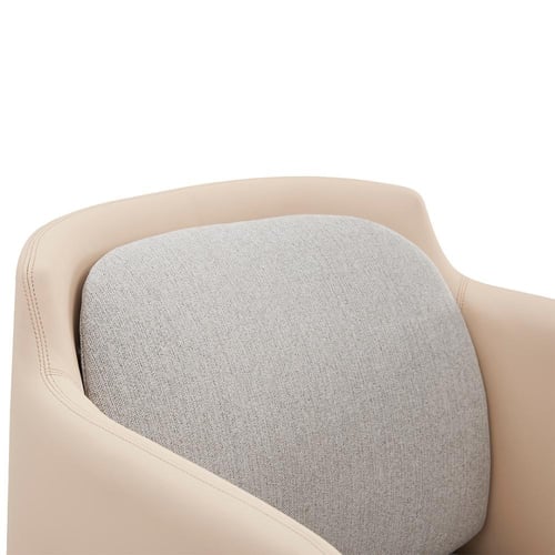 كرسي مفرد بلا ذراعين قاعدة فضية