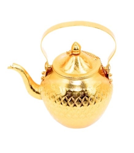 ابريق المنيوم ذهبي مقاس 16 سم DIM7505