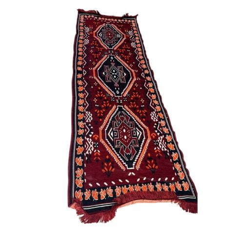 بساط فرشة قماش وجهين صناعة سورية مقاس 100*300 سم س...