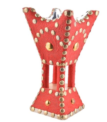 مبخرة ليدر مسمار فراشة 4عنابي