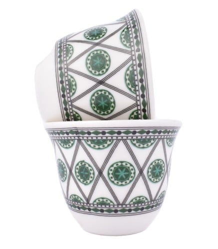 فنجان قهوه عربي 12ح نقشه تراثيه 3 XN04330