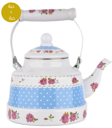 ابريق اشكال مختلفة نقشة الشتاء ازرق A41-2.5L