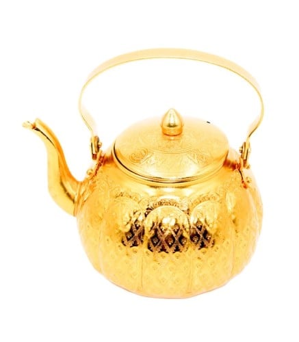 ابريق المنيوم ذهبي مقاس 16 سم DIM7510