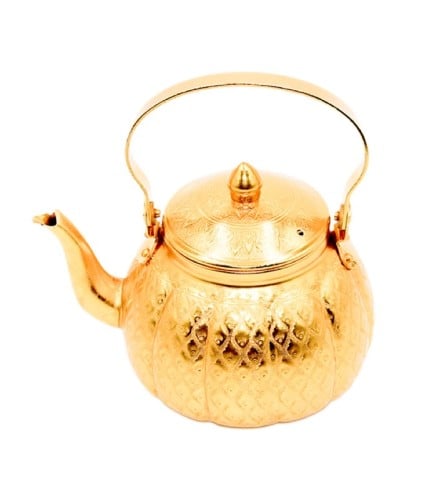 ابريق المنيوم ذهبي مقاس 15 سم DIM7509