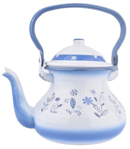 ابريق موروكو منقوش اندونيسي ازرق2.4L
