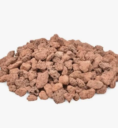 Natural red volcanic stone - حجر بركاني أحمر طبيعي