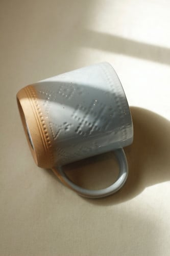 كوب محفور وناعم - أزرق سماوي