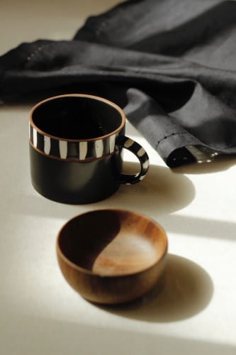 منديل سفره كتان - أزرق داكن