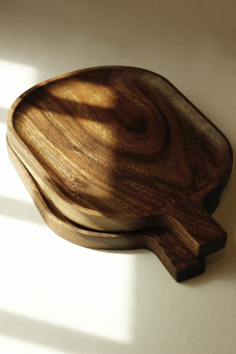 صحن تقديم خشب