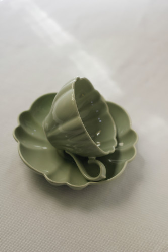 كوب مع صحن قهوه 180 مل