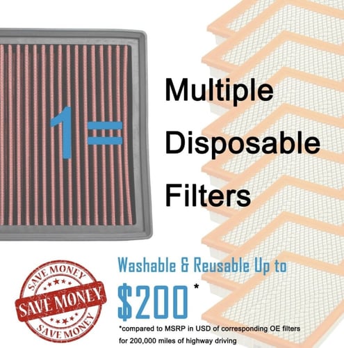 فلتر تورس 2020-2022 شريحة جاف