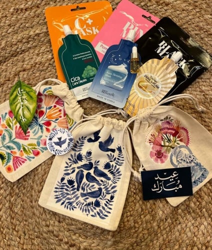 عيدية | Eidiya تصميم الطيور الزرقاء