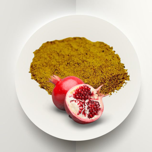 قشر الرمان مطحون