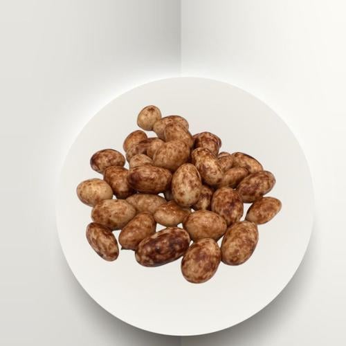 لوز بالشوكولاتة والكراميل