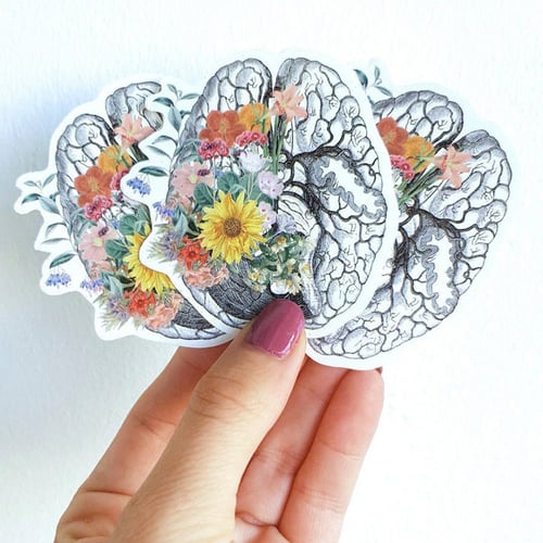 ملصق الدماغ
