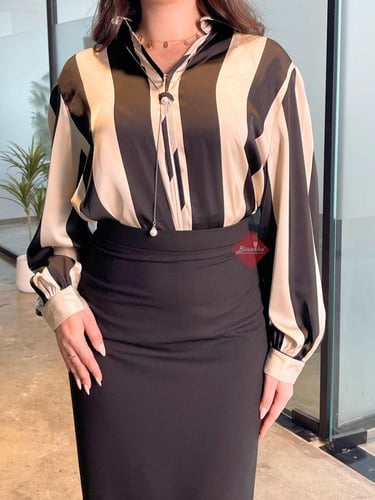 تنورة نسائية مميزة ستايل مستقيم