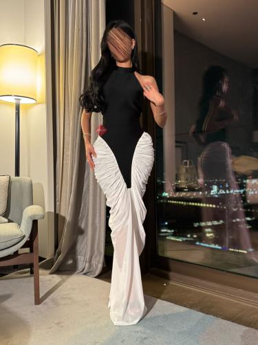 فستان سهرة هاينك كريب ستايل مميز