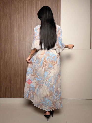 فستان مشجر بليسيه برنت بأشكال مختلفة