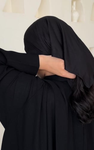 بكج عباية الحشمه ( عبايه+ملفع+نقاب الكشخه+مثبت طرح...