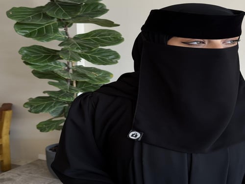 نقاب مخمل كوري