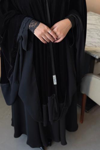 بكج الشيخه المتكامل ( عباية كلوش + خمار الشيخه مخم...