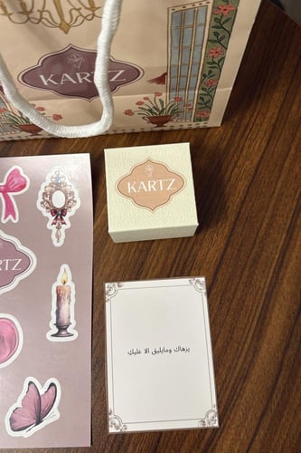 خاتم KARTZ نسائي فضه عيار 925