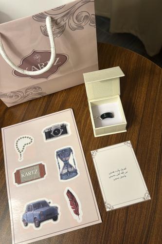 خاتم KARTZ رجالي ستانسل ستيل