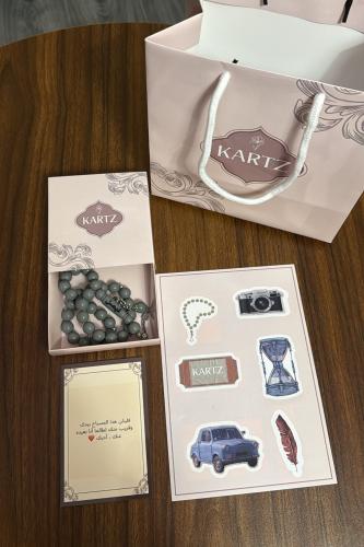 مسبحة kartz رصاصي