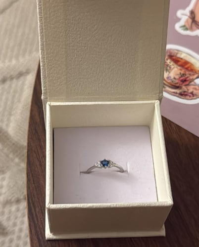 تنسيق KARTZ كيس ورد صناعي ألوان البيج مع خاتم فضه...