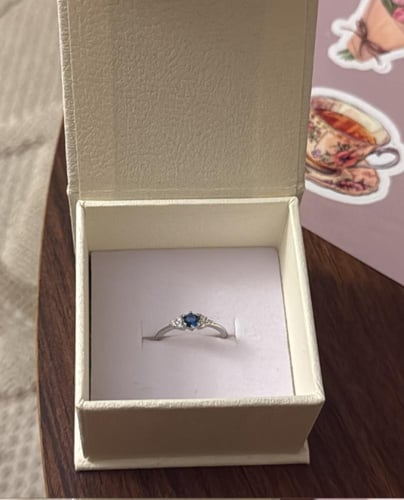 تنسيق KARTZ كيس ورد صناعي جوري أحمر مع خاتم فضه عي...