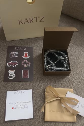 مسبحة kartz شفاف