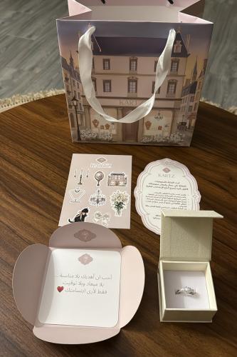 خاتم KARTZ نسائي فضه عيار 925