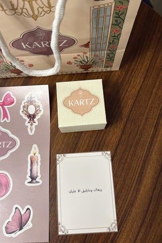 خاتم KARTZ نسائي فضه عيار 925