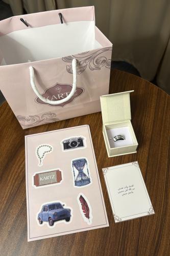 خاتم KARTZ رجالي ستانسل ستيل