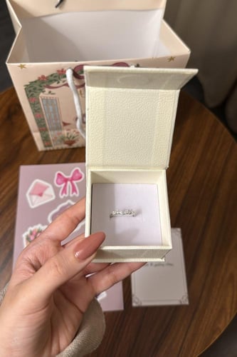 خاتم KARTZ نسائي فضه عيار 925