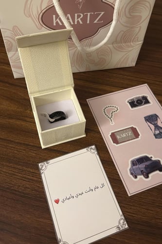 خاتم KARTZ رجالي ستانسل ستيل