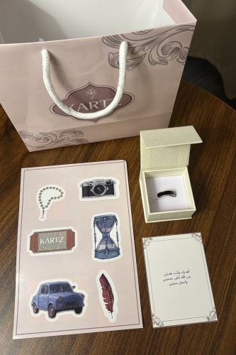 خاتم KARTZ رجالي ستانسل ستيل