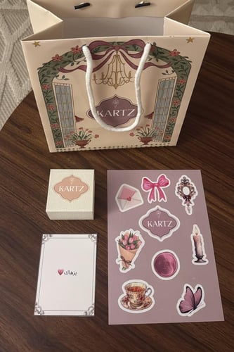 خاتم KARTZ نسائي فضه عيار 925