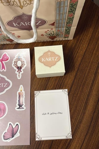 خاتم KARTZ نسائي فضه عيار 925