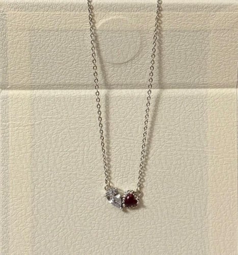 بوكس KARTZ ورد صناعي بنك مع عقد فضه عيار 925