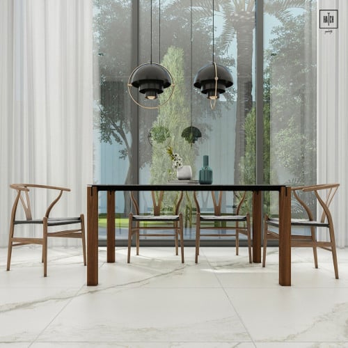 طاولة طعام (H2-75M) نوع السطح Iseo