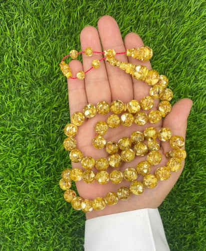 Amber and ivory rosary (for gifting)