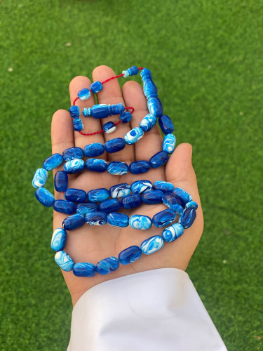 A black olibanum prayer bead bracelet