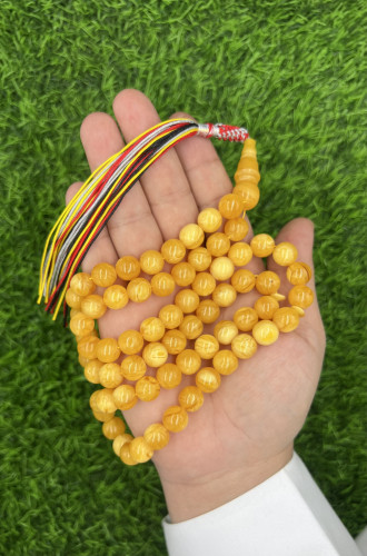 A black olibanum prayer bead bracelet