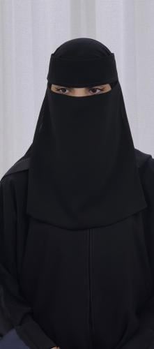 نقاب كوري 13 انش مقوى مطاطين
