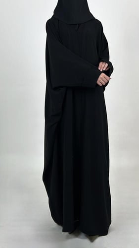 عبايه مشلح ازرار كم مقلوب وصله امامي