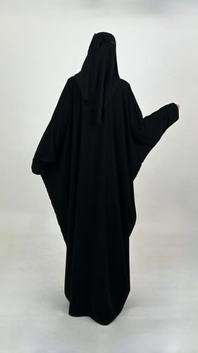 عبايه مشلح ازرار كم مقلوب وصله امامي