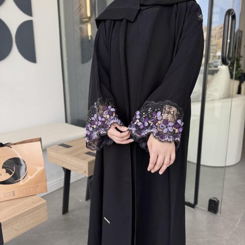 عباية ترند نص كلوش كم كلف